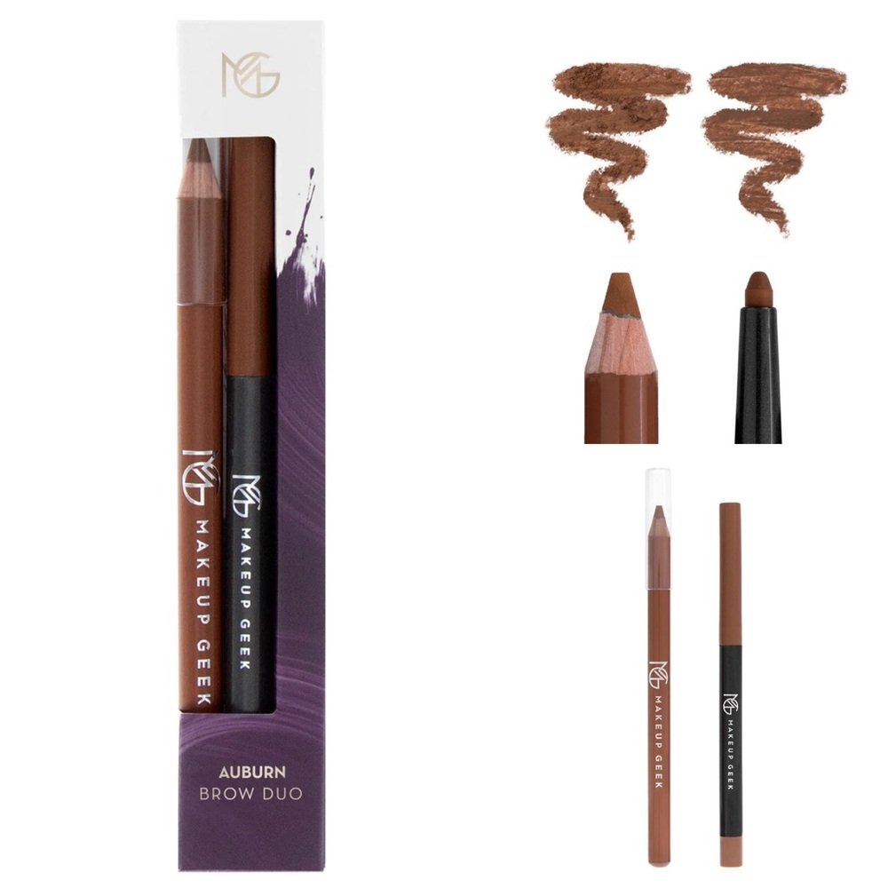 3/$15 Makeup Geek Brow Duo in Auburn Cruelty Free